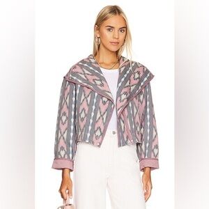 NWT Cropped Jacket in Open Sky BLANKNYC